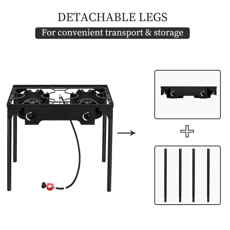 Outdoor Camp Stove High Pressure Propane Gas Cooker