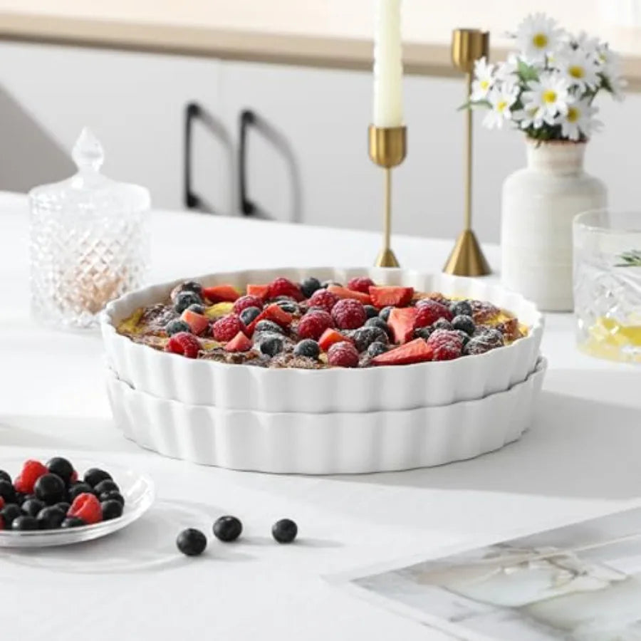 Porcelain Pie Pan