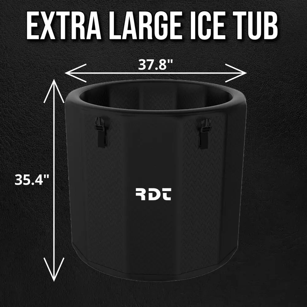 Portable Ice Plunge Tub with Inflatable Lid