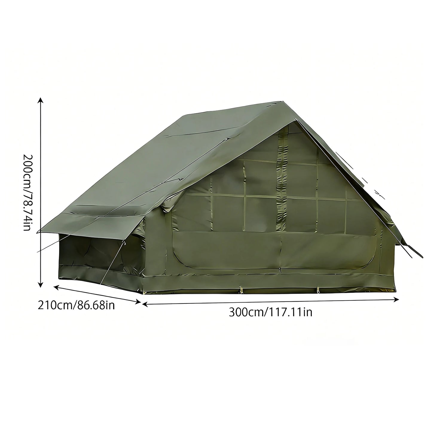 Camping Tent Large Inflatable with Skylight