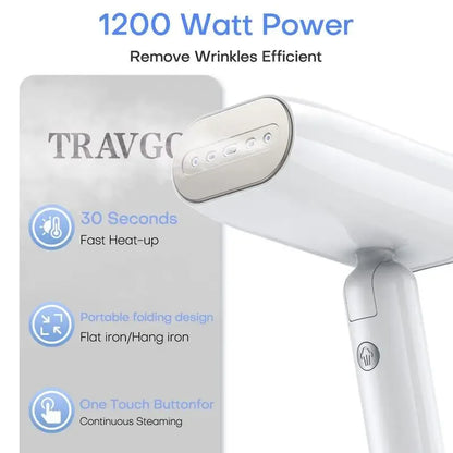 Professional Clothes Steamer, Handheld Wrinkle Remover