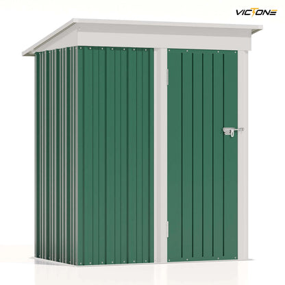 Outdoor Storage Tool Shed with Lockable Door