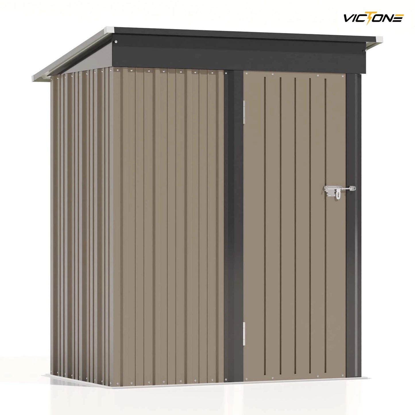 Outdoor Storage Tool Shed with Lockable Door