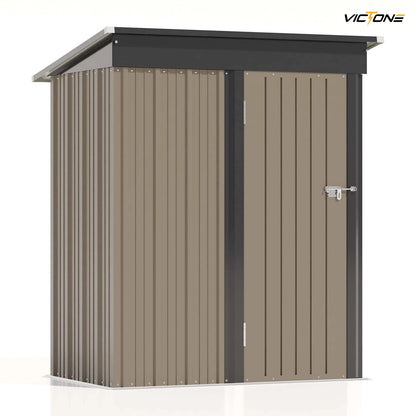 Outdoor Storage Tool Shed with Lockable Door