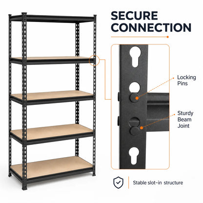 Storage Shelves with 440 LBS Load Per Shelf