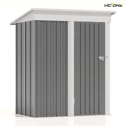Outdoor Storage Tool Shed with Lockable Door