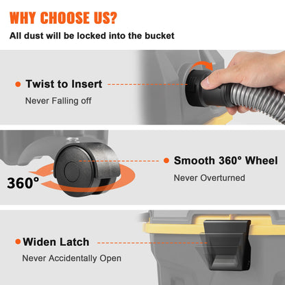 Portable Wet-Dry Vacuum Cleaner, Car & Home
