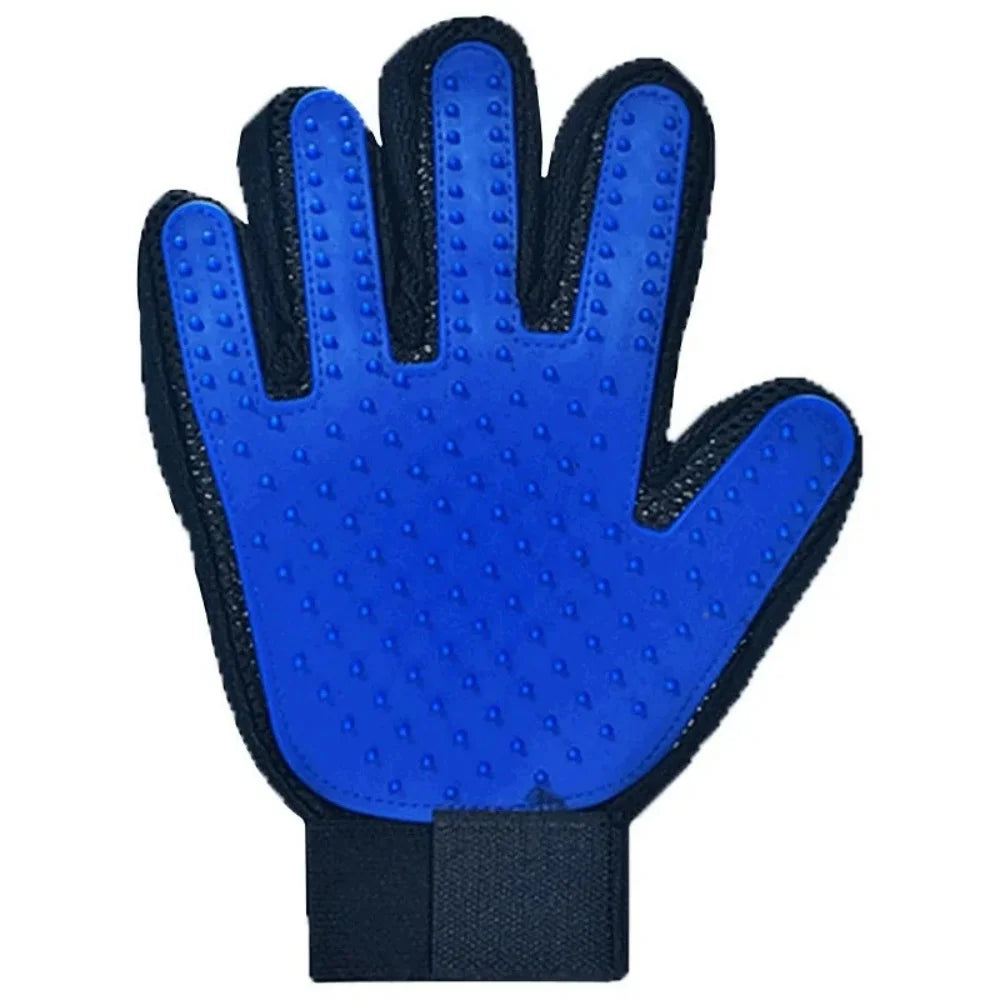 pet grooming glove deshedding tool