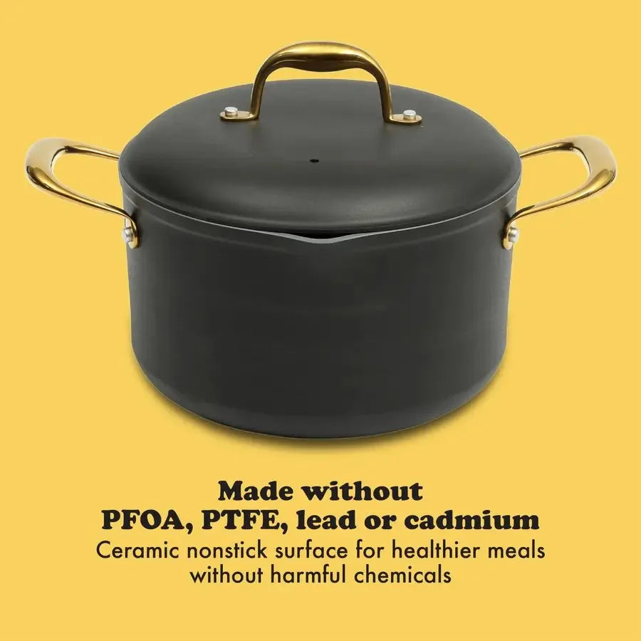 10 Piece Cookware Set with Premium PFA Free