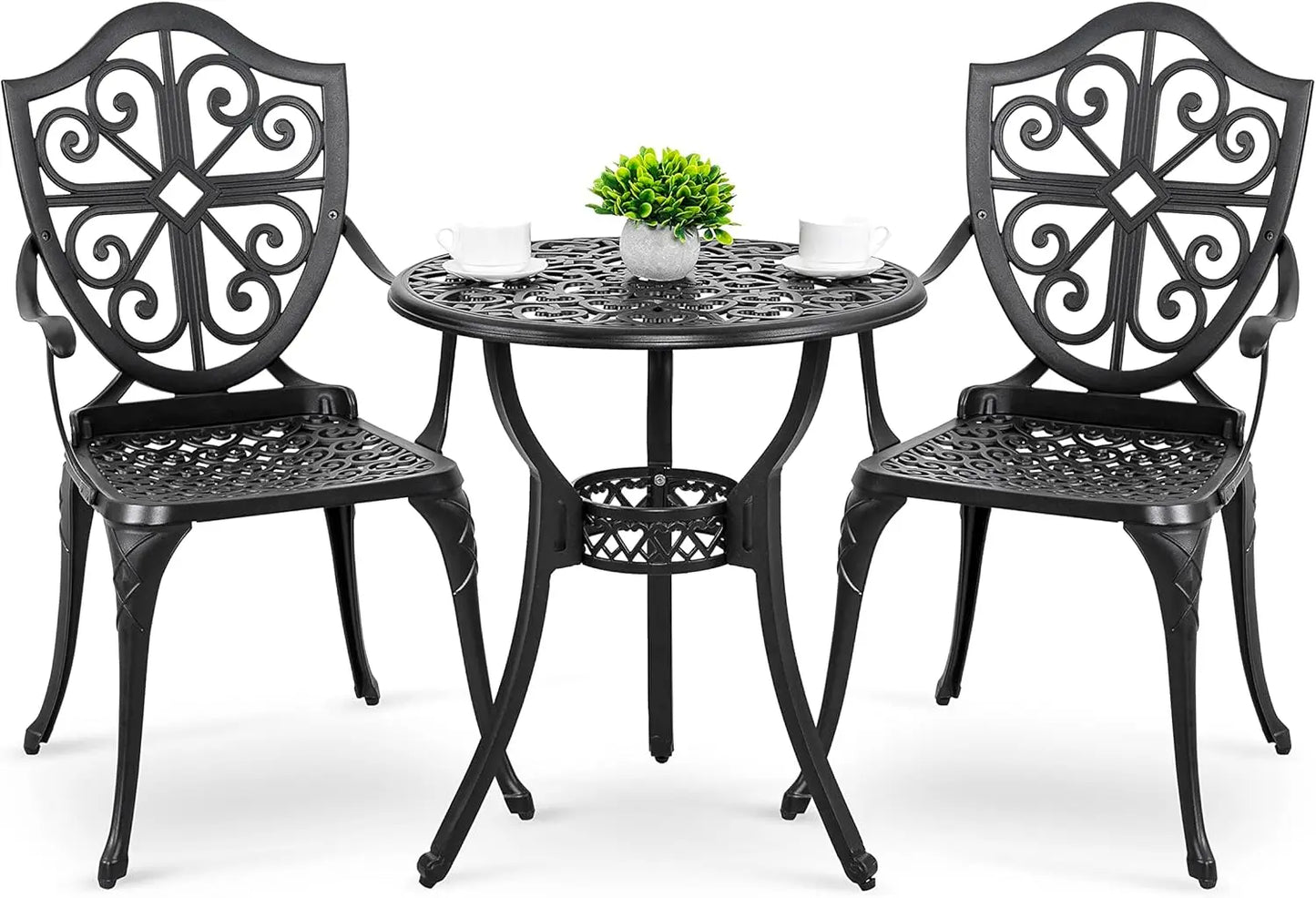 Cast Aluminum Patio Bistro Sets