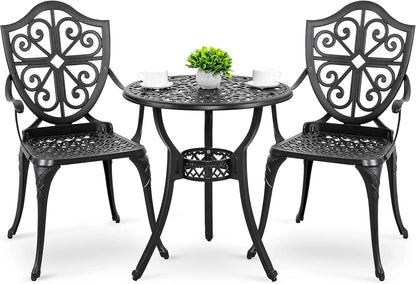Cast Aluminum Patio Bistro Sets