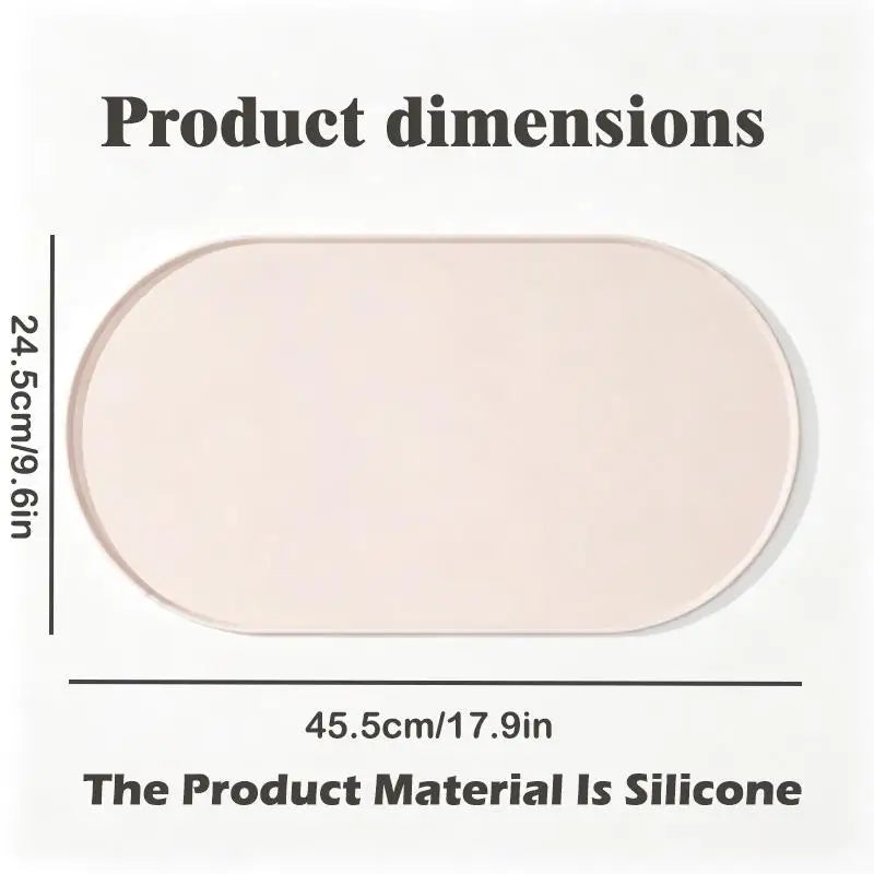 silicone pet feeding mat Non-Slip Waterproof