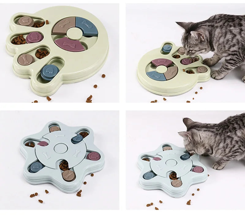 interactive cat dog puzzle toy