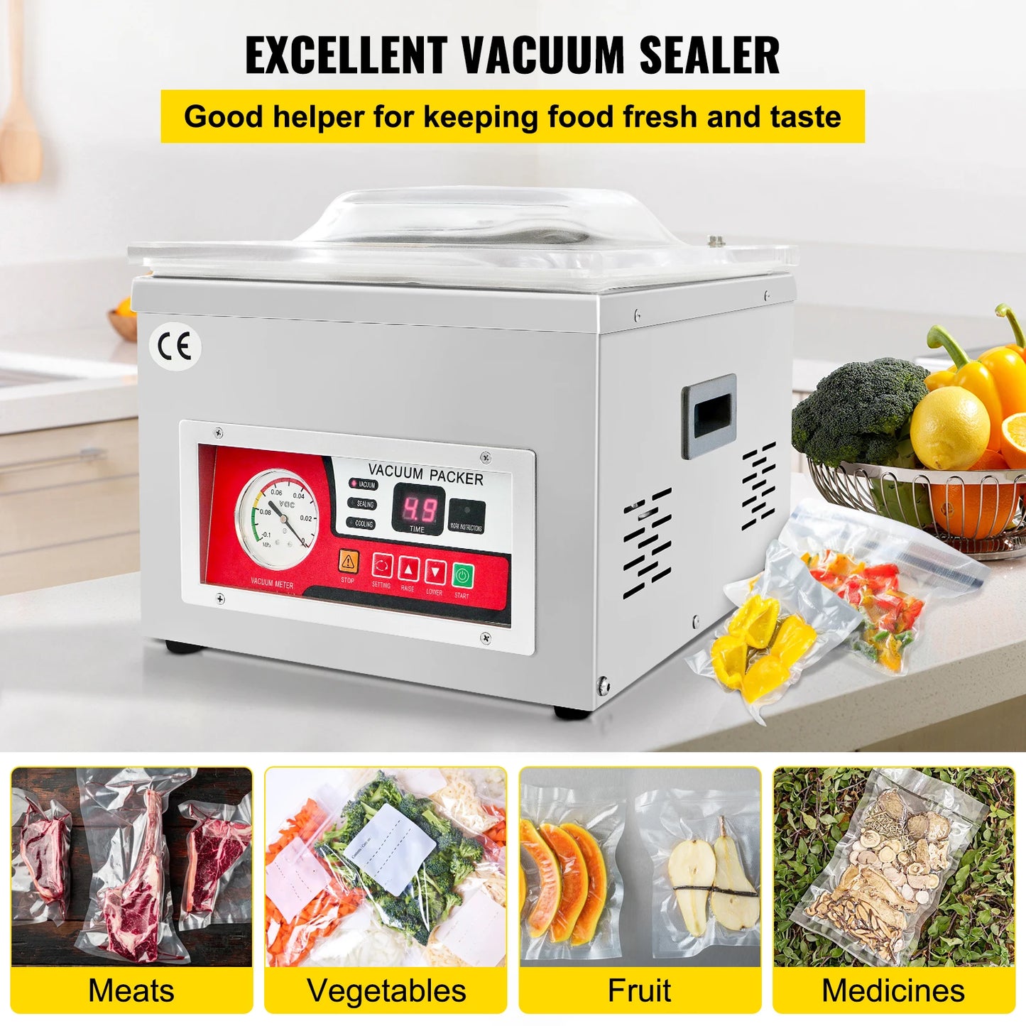 Vacuum Sealer, Food Saver, Meat Packaging