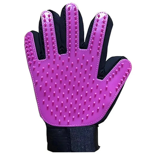 pet grooming glove deshedding tool