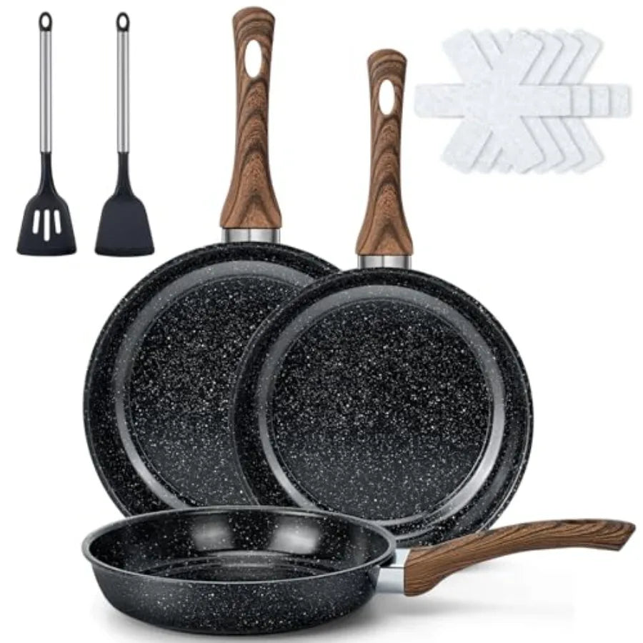 Non Stick Cookware Set with Utensils