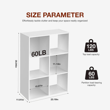 Open Wooden Bookshelf for any Living Area
