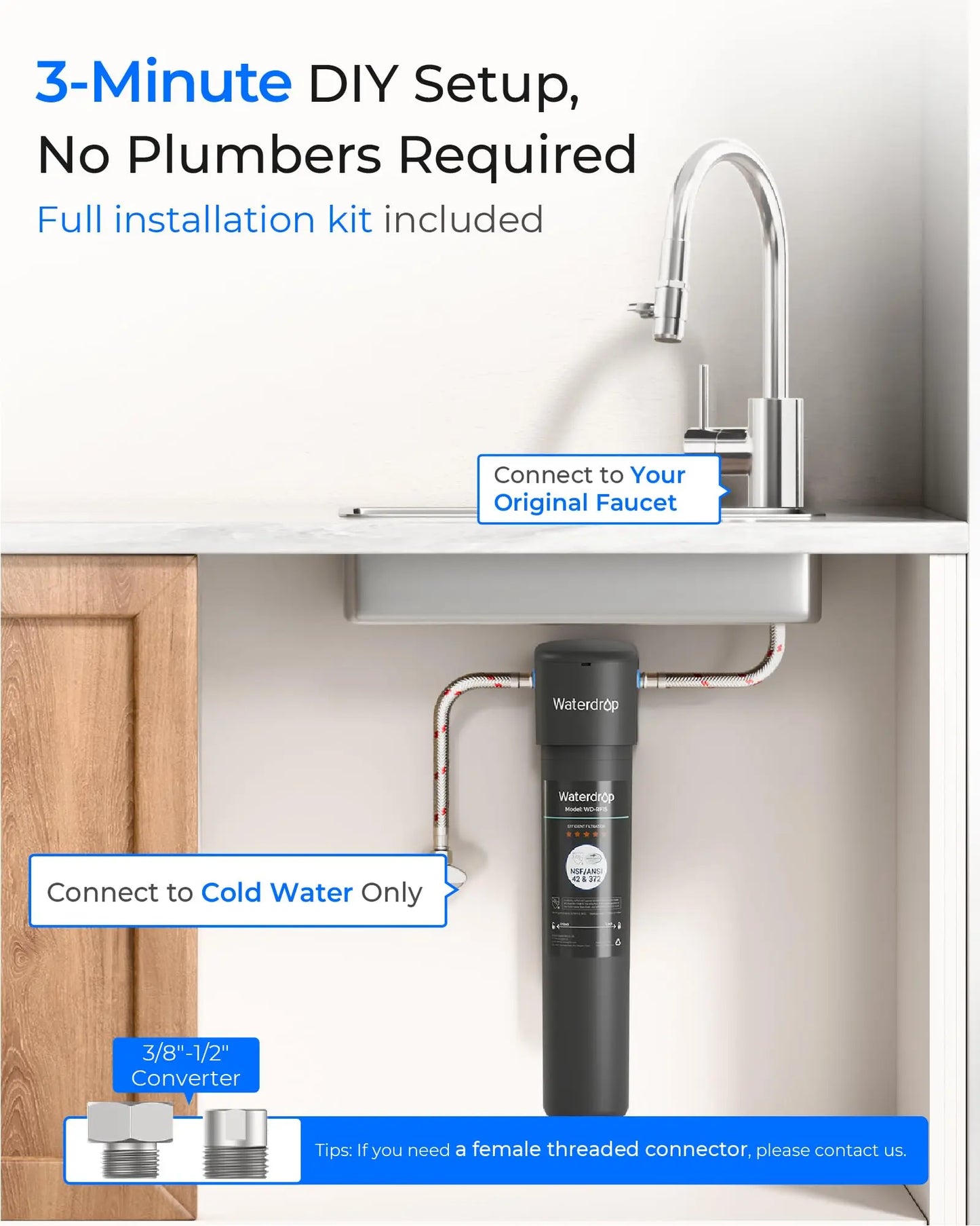 Under Sink Water Filter System, 2 Years