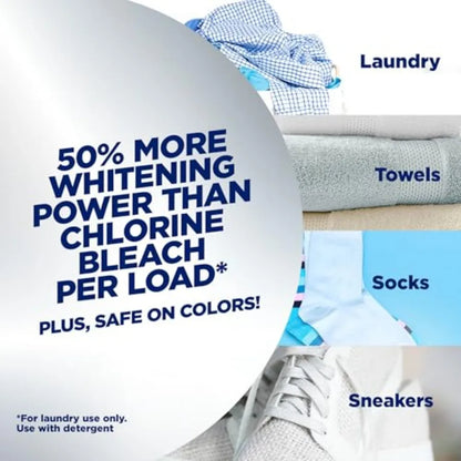 Laundry Whitener and Stain Remover Powder, Use with Detergent