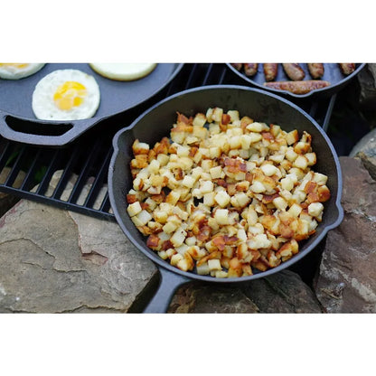 Cast Iron Skillet Pre-Seasoned with Handle