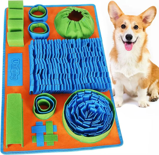 dog snuffle mat for mental stimulation