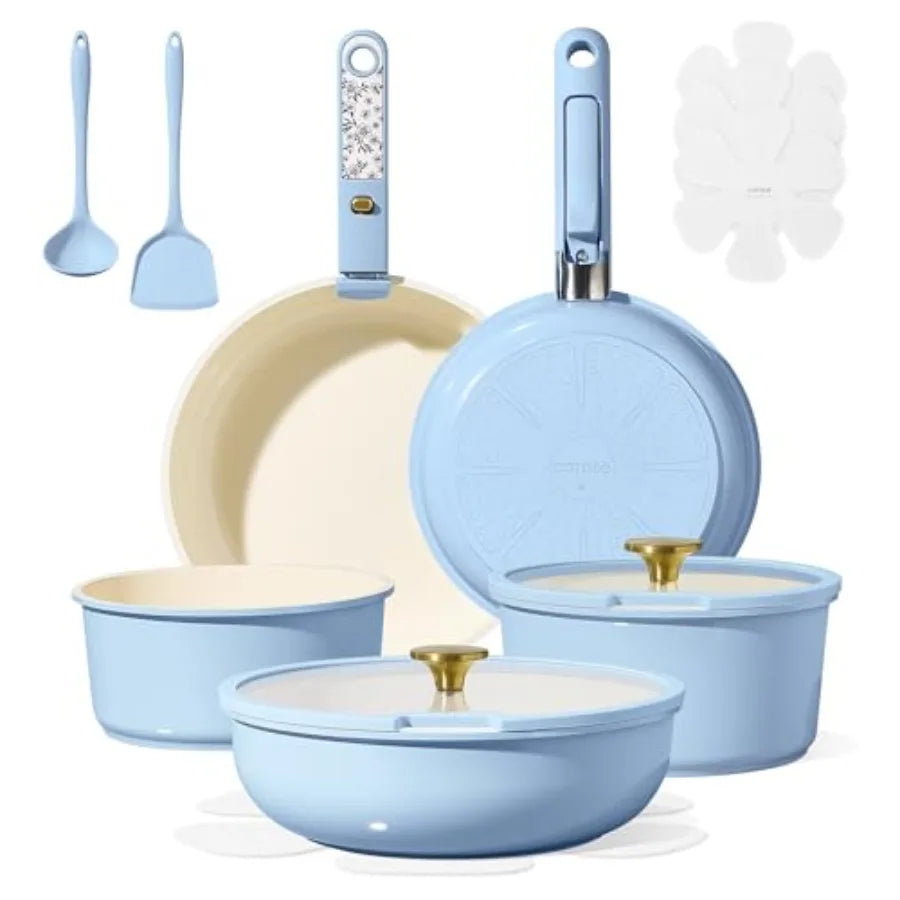 Titanium Cookware with Non-Stick Cooking