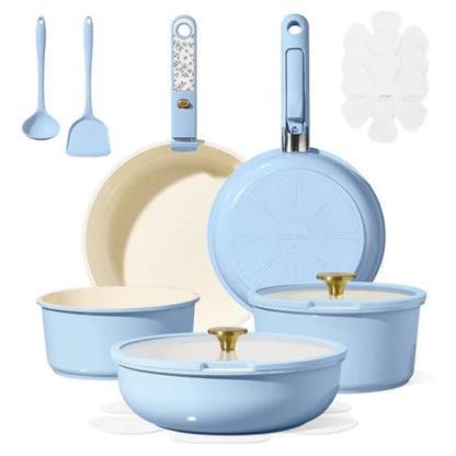 Titanium Cookware with Non-Stick Cooking