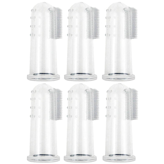silicone finger toothbrush set for pets