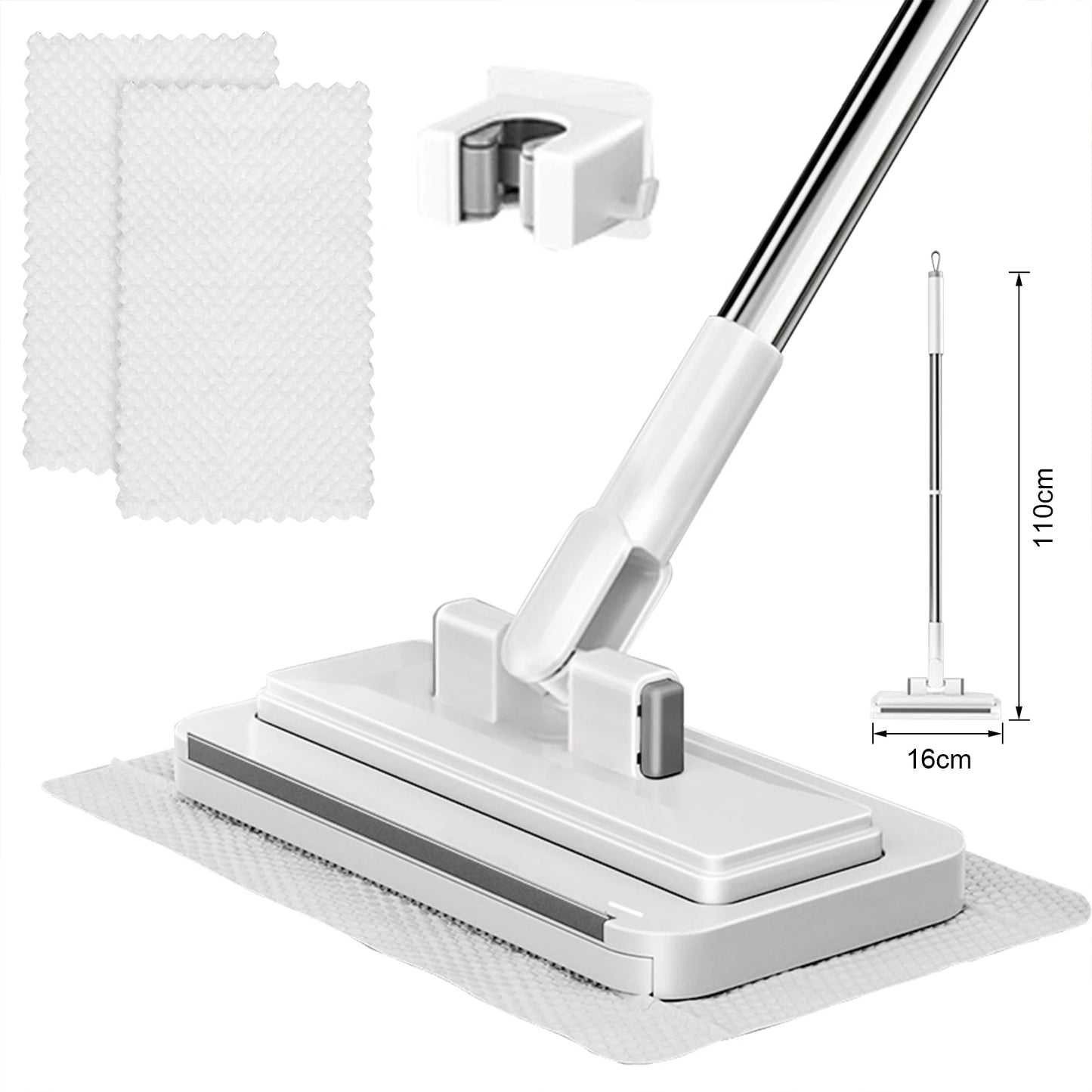 Dust Cleaner Snap Grip Flat Mops with Locking Head