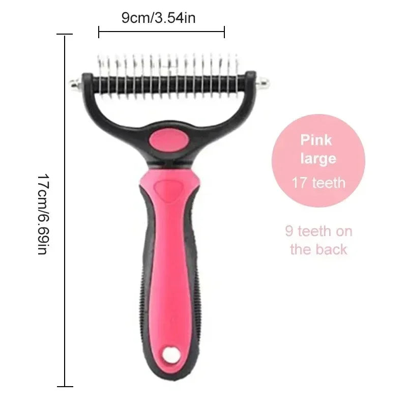 self cleaning deshedding brush for pets