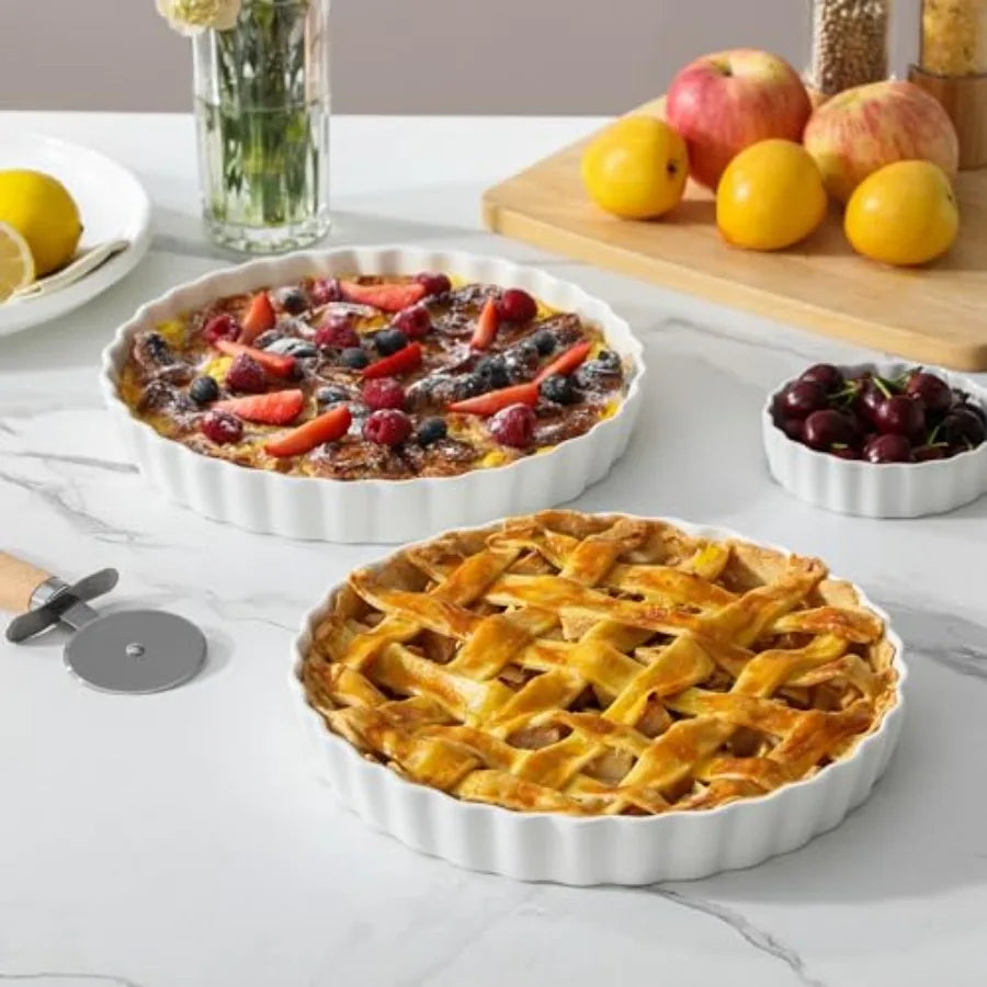 Porcelain Pie Pan