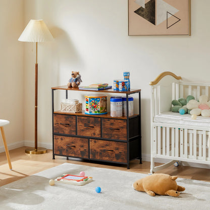 TV Stand Dresser for Bedroom with Storage