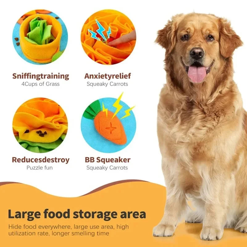 dog snuffle mat for mental stimulation
