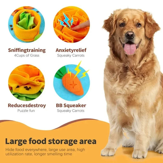 dog snuffle mat for mental stimulation