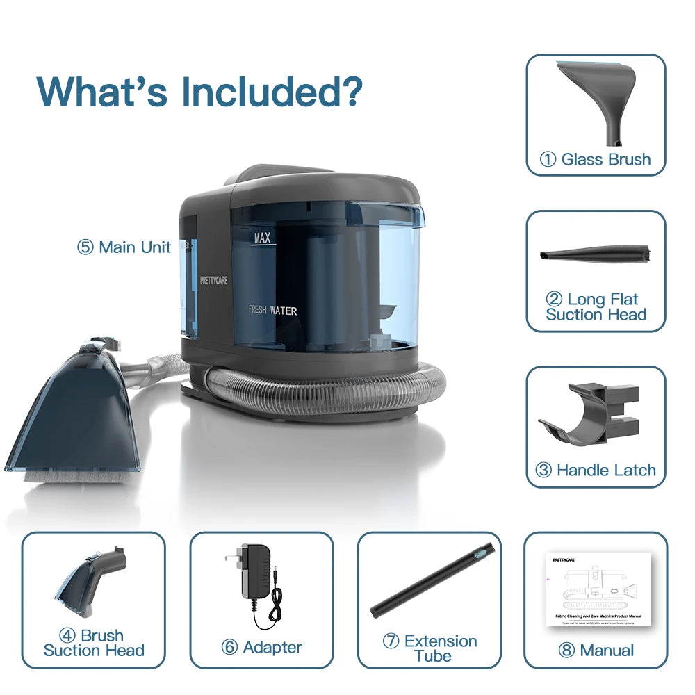Cordless Carpet & Spot Vacuum Cleaner with Wet Sprayer