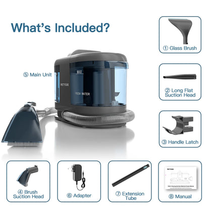 Cordless Carpet & Spot Vacuum Cleaner with Wet Sprayer