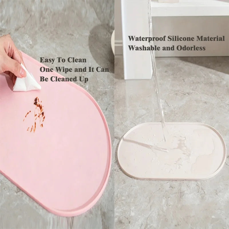 silicone pet feeding mat Non-Slip Waterproof