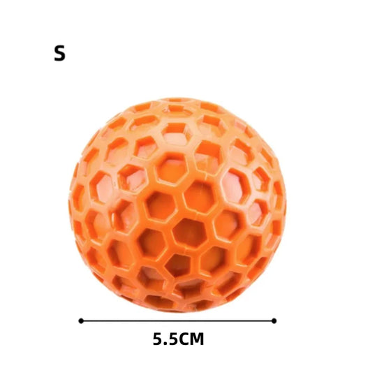indestructible interactive rubber dog toy