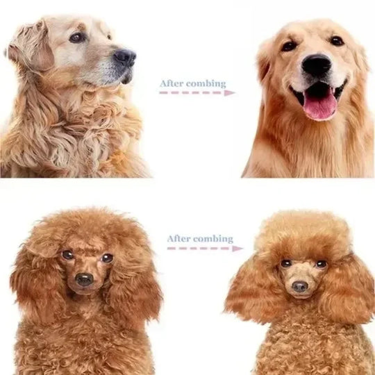 self cleaning deshedding brush for pets