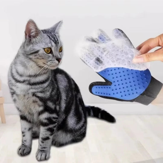 pet grooming glove deshedding tool