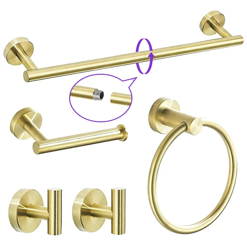 5 Piece Bathroom Accessories Set