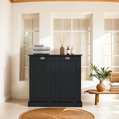 Laundry Hamper Cabinet, with Removable Basket