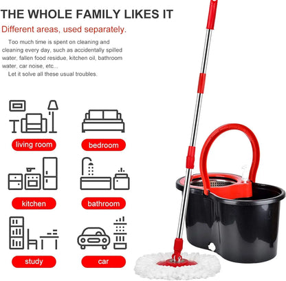 Spin Mop Bucket Set with Wringer