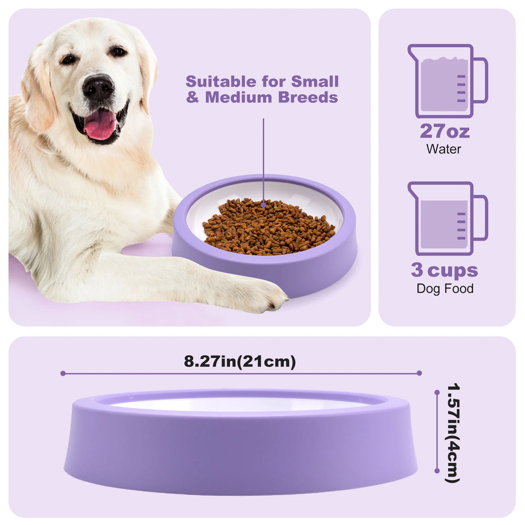 non slip slow feeder dog bowls