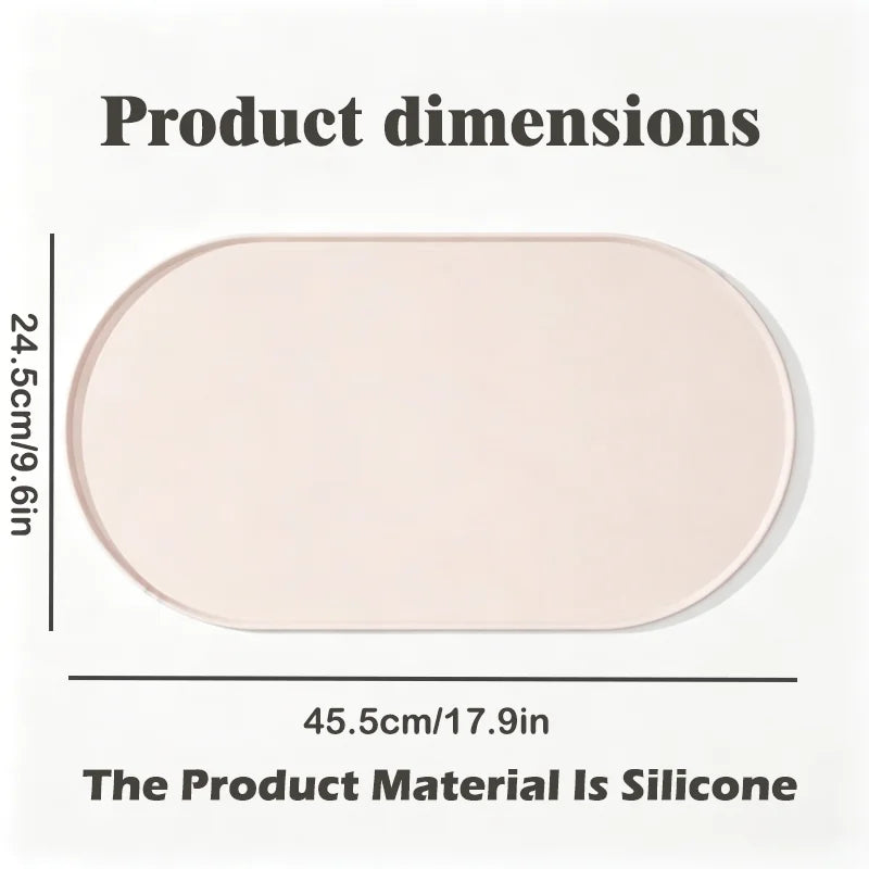 silicone pet feeding mat Non-Slip Waterproof