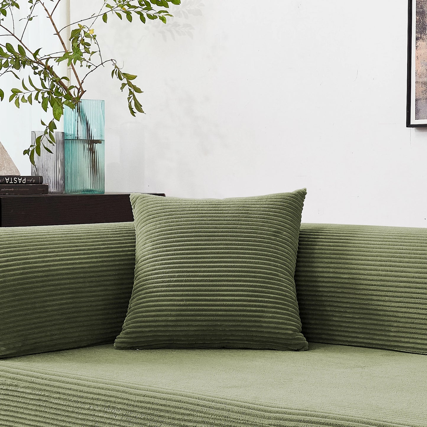Sleeper Sofa Bed, 79'' L-Shaped Armrests Foldable