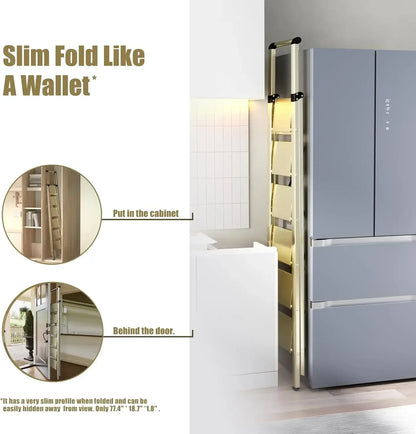 Folding Step Stool with Handgrip