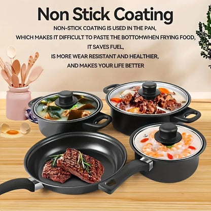 Nonstick Cookware Set - with Utensils