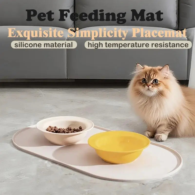 silicone pet feeding mat Non-Slip Waterproof
