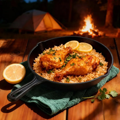 Cast Iron Skillet Pre-Seasoned with Handle